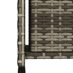 vidaXL Tuinkast 50x55x115 cm poly rattan grijs