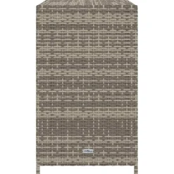 vidaXL Tuinkast 83x45x76 cm poly rattan grijs