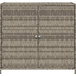 vidaXL Tuinkast 83x45x76 cm poly rattan grijs