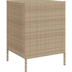 vidaXL Tuinkast 55x59x80 cm poly rattan beige