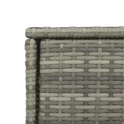 vidaXL Tuinkast 55x55x111 cm poly rattan grijs