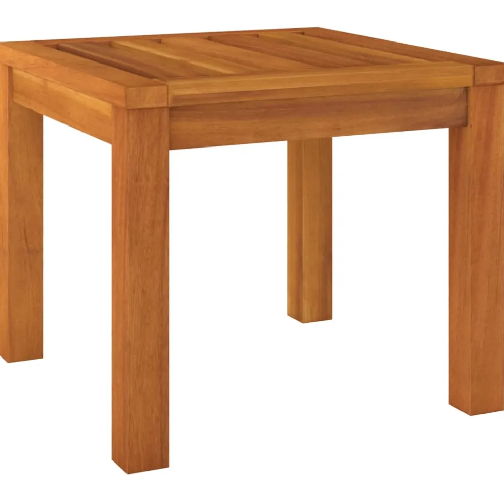 vidaXL Tuinkrukjes 2 st met kussens 40x40x34 cm massief acaciahout