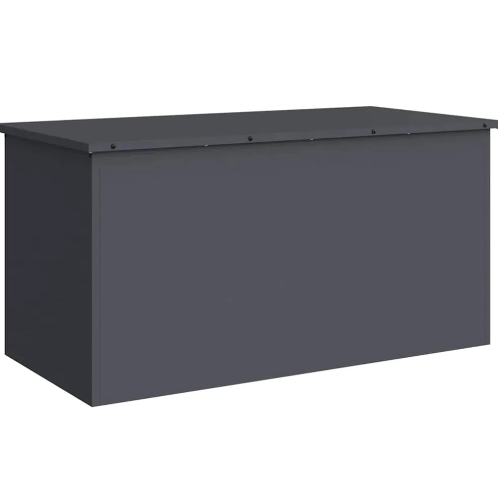 vidaXL Tuinkussenopbergdoos Gegalvaniseerd staal 100 x 50,5 x 50 cm