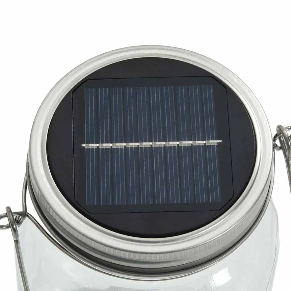 vidaXL Tuinlantaarns 12 st glas warmwit