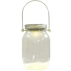 vidaXL Tuinlantaarns 12 st glas warmwit