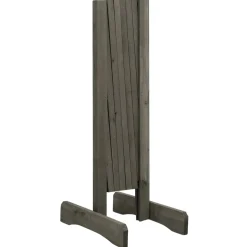 vidaXL Tuinlatwerk 120x60 cm massief vurenhout grijs