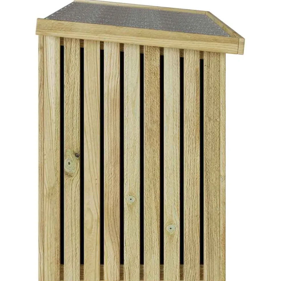 vidaXL Tuinopslagdoos Geïmpregneerd grenenhout 119 x 44 x 58,5 cm