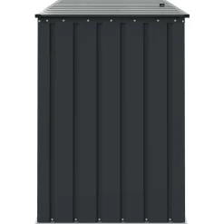 vidaXL Tuinopslagdoos Zwart 151,5 x 82 x 110,5 cm Staal