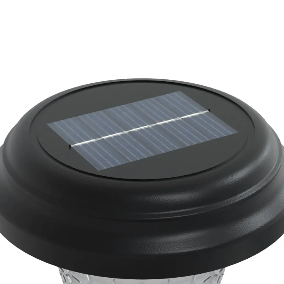 vidaXL Tuinpadverlichting 12 st solar met grondpennen wit