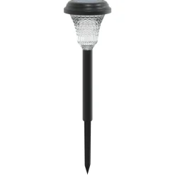 vidaXL Tuinpadverlichting 12 st solar met grondpennen wit