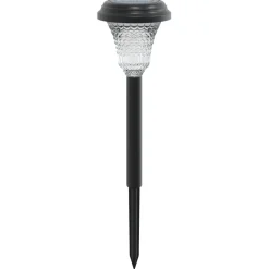 vidaXL Tuinpadverlichting 12 st solar met grondpennen wit