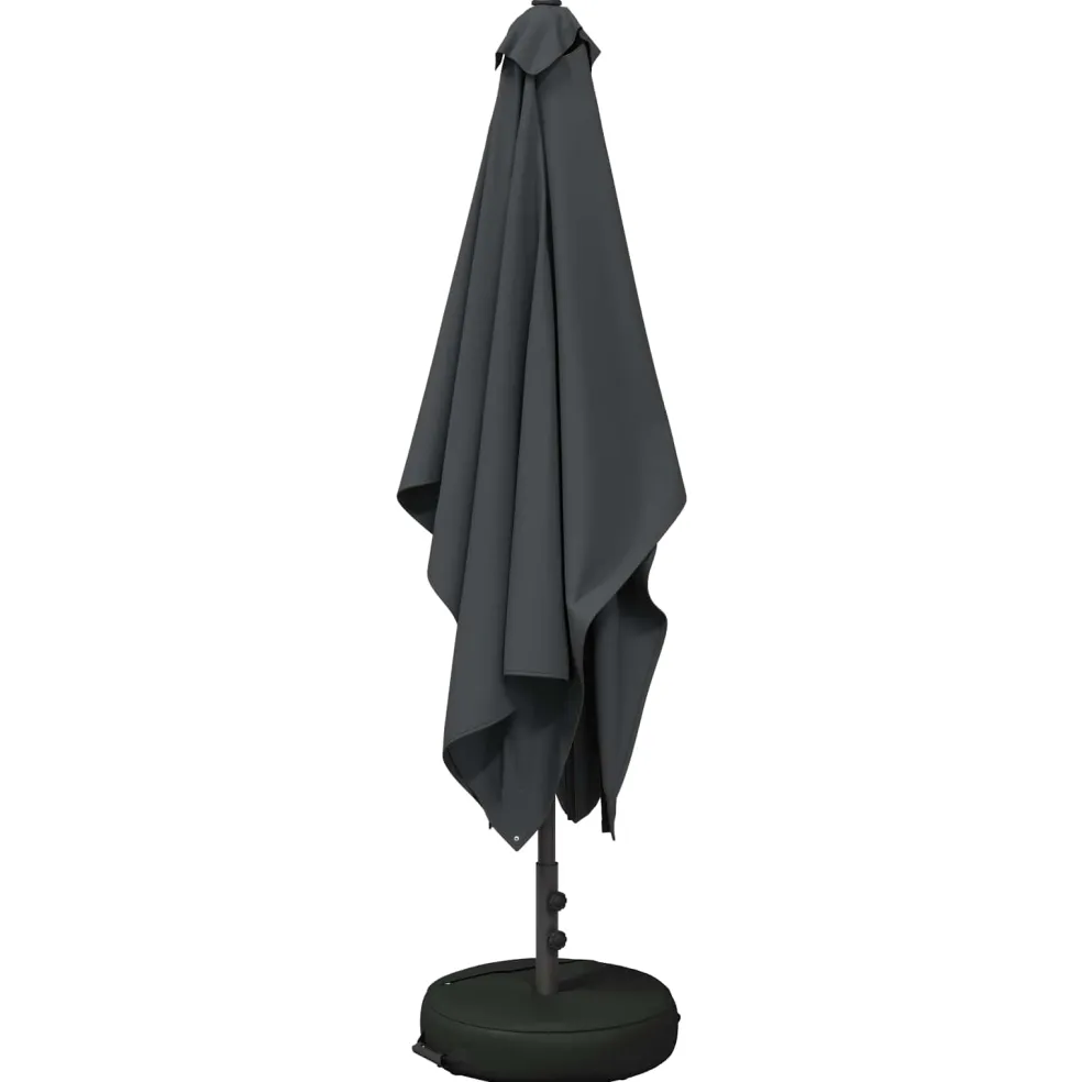vidaXL Tuinparasol met Basis 200 x 300 cm Polyester Rechthoekig