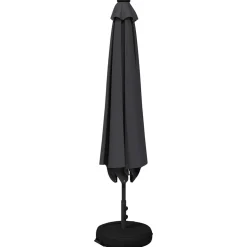 vidaXL Tuinparasol met LED-lampen en voet 200 x 300 cm Polyester