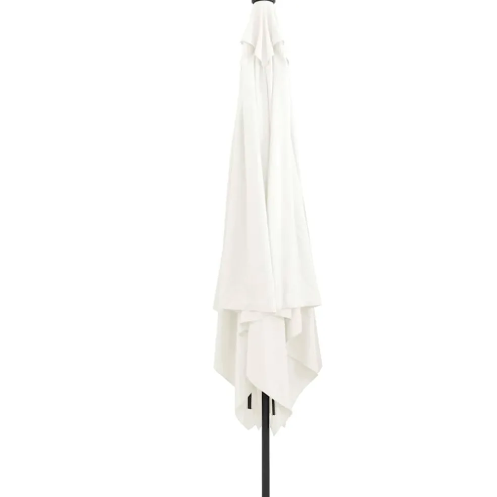 vidaXL Tuinparasol Zand 295 x 295 x 245 cm Polyester en staal