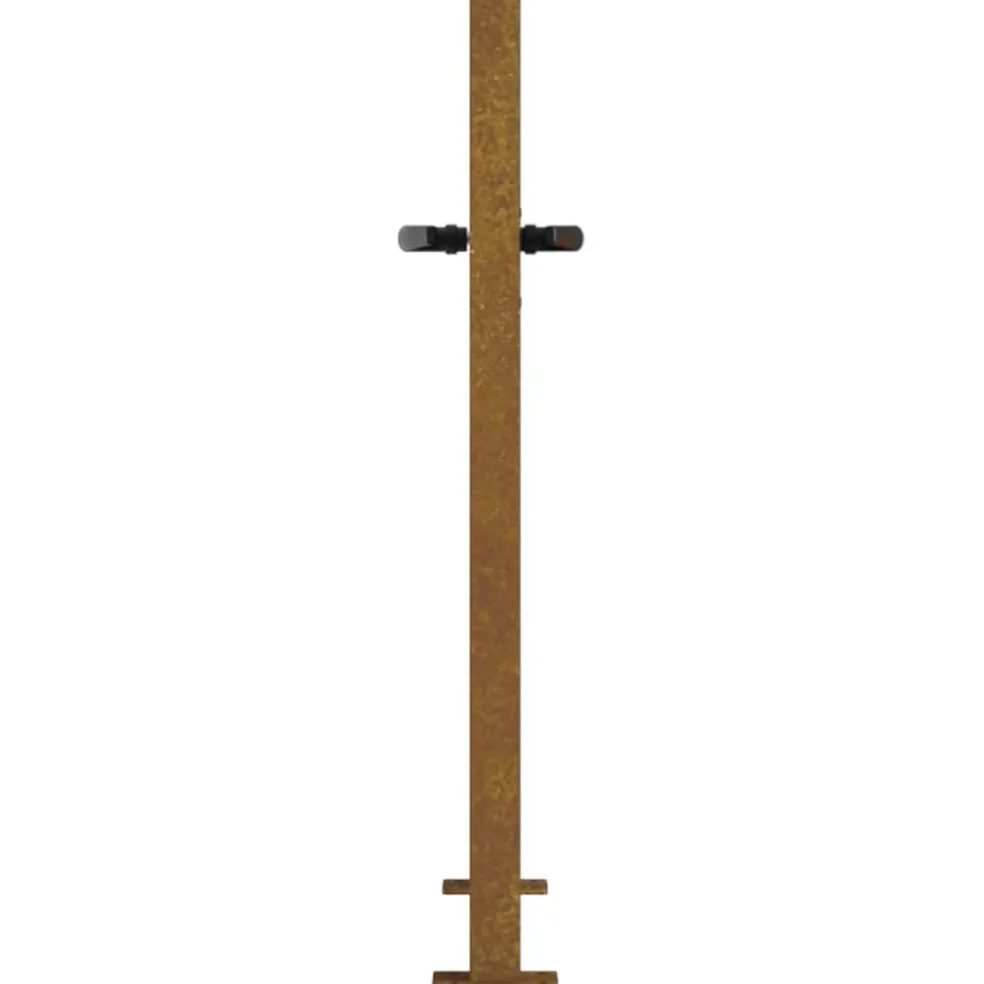 vidaXL Tuinpoort 100 x 75 cm Poedergecoat staal Zwart Vergrendelbaar