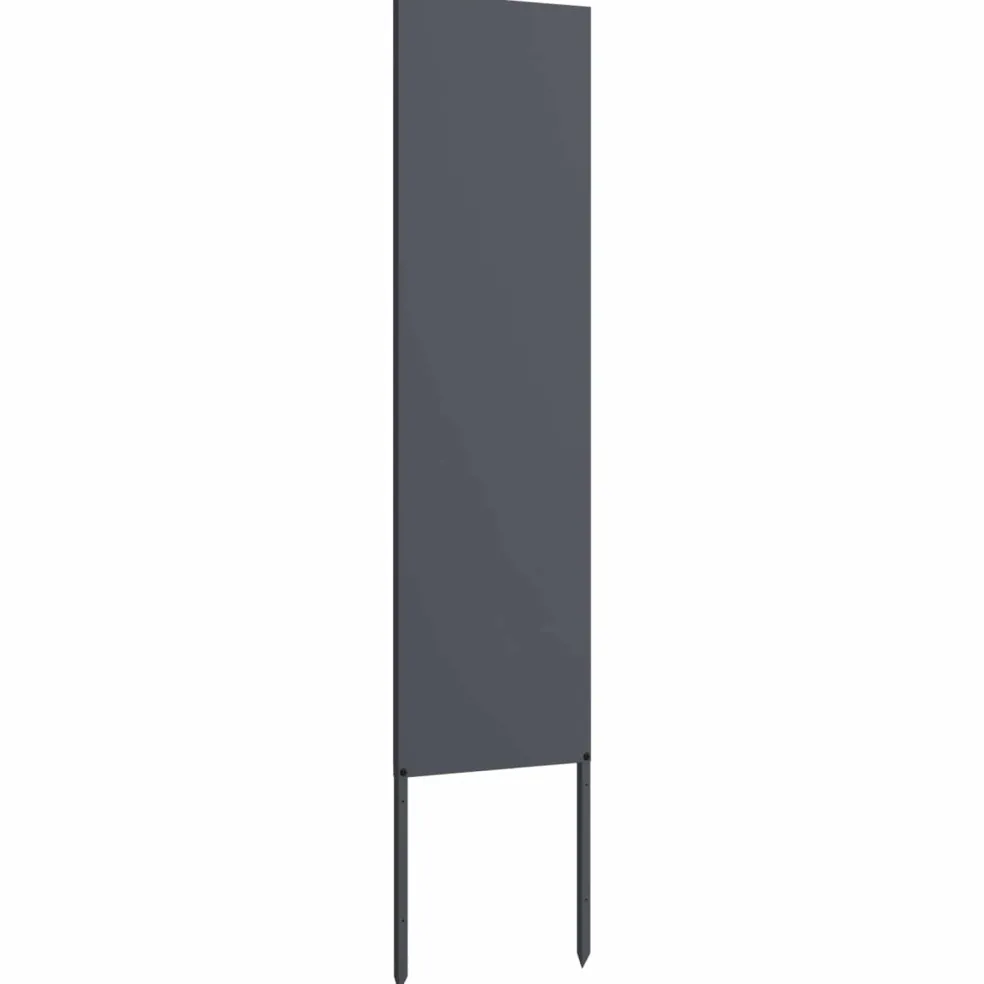 vidaXL Tuin Privacy Screen Antraciet 32 x 140 cm Koudgewalst staal