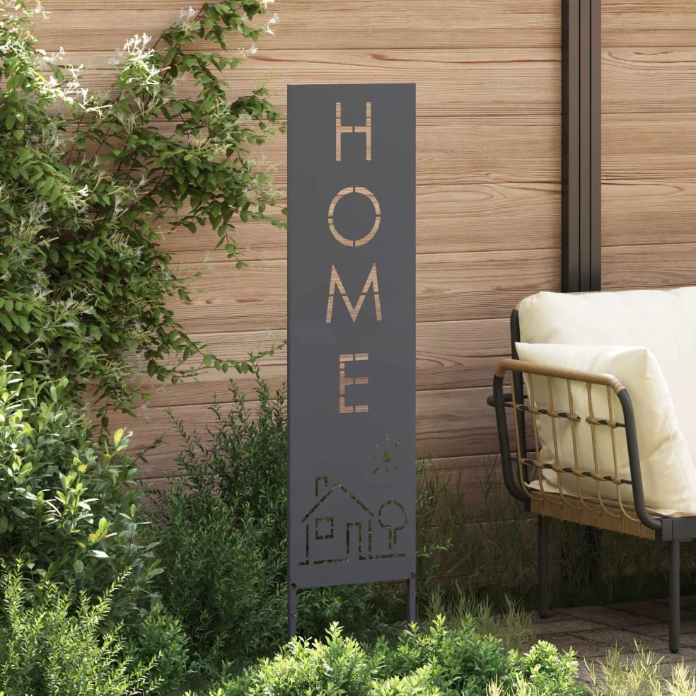 vidaXL Tuin Privacy Screen Antraciet 32 x 140 cm Koudgewalst staal