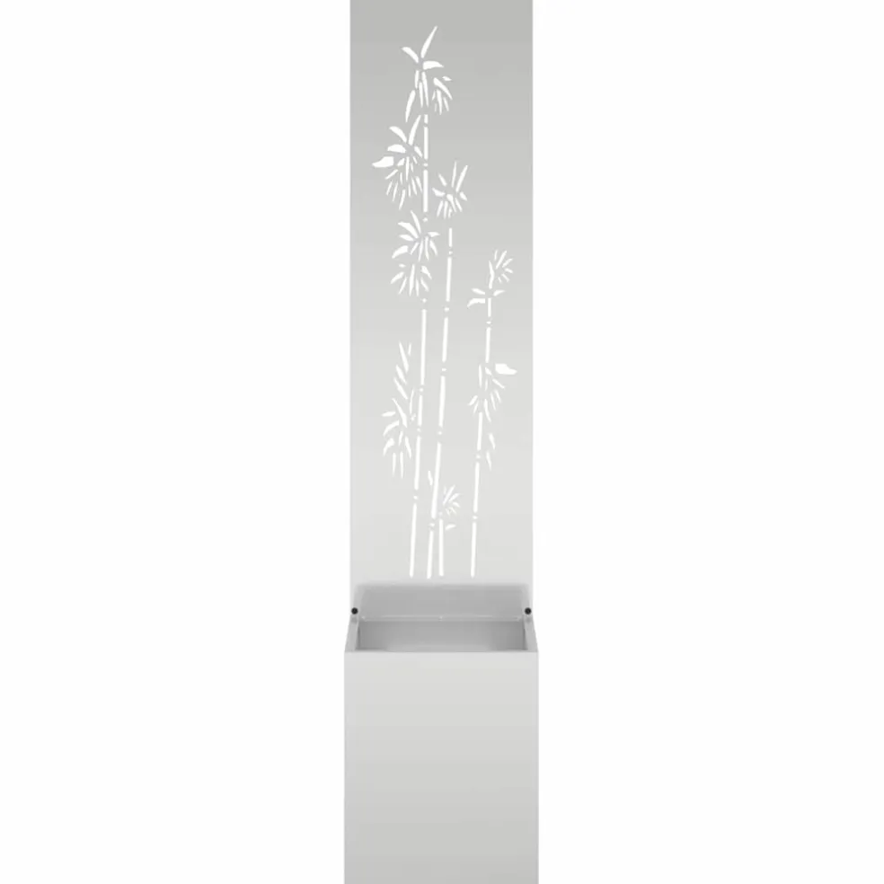 vidaXL Tuin Privacy Screen Bloemen Zilver 32 x 32 x 150 cm