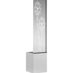 vidaXL Tuin Privacy Screen Bloemen Zilver 32 x 32 x 150 cm