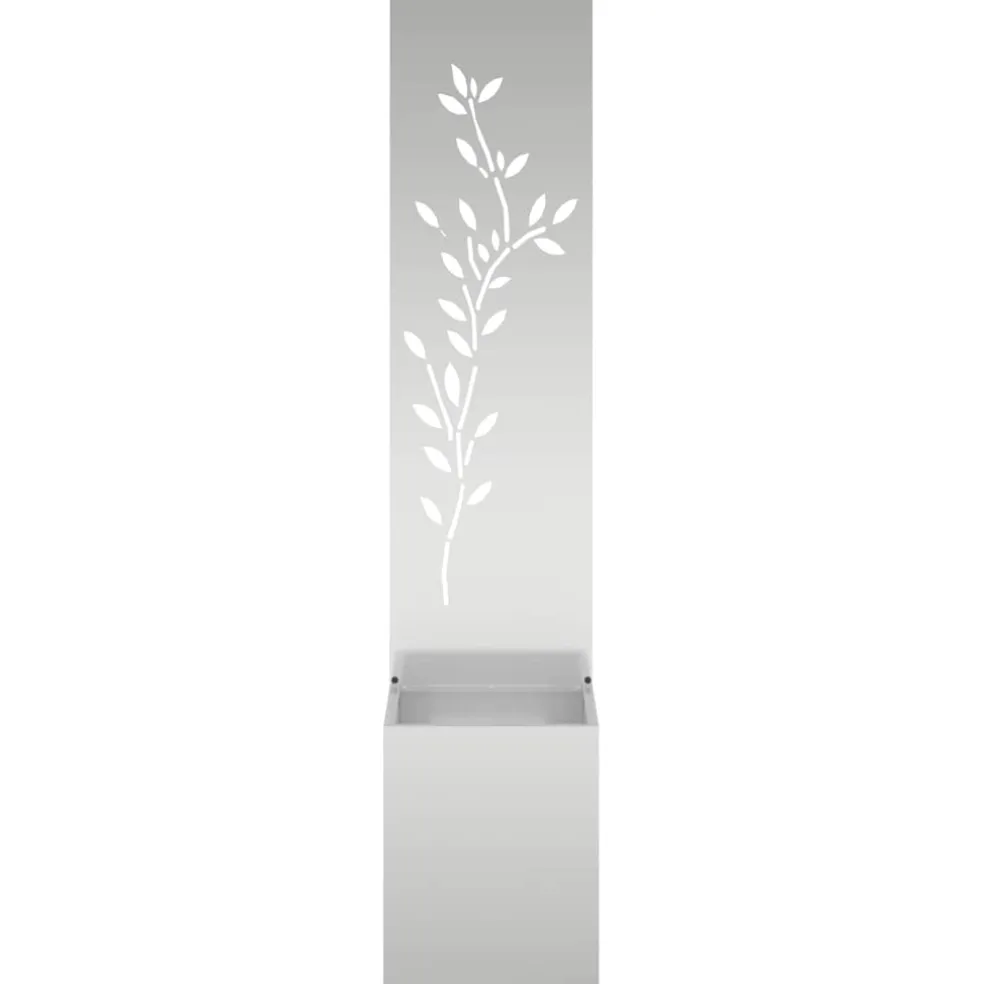 vidaXL Tuin Privacy Screen Bloemen Zilver 32 x 32 x 150 cm
