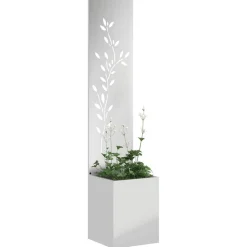 vidaXL Tuin Privacy Screen Bloemen Zilver 32 x 32 x 150 cm