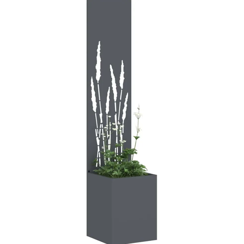vidaXL Tuin Privacy Screen Fretwerk Antraciet 32 x 32 x 150 cm