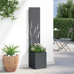 vidaXL Tuin Privacy Screen Fretwerk Antraciet 32 x 32 x 150 cm