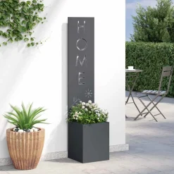 vidaXL Tuin Privacy Screen Fretwerk Antraciet 32 x 32 x 150 cm