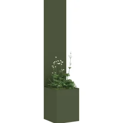 vidaXL Tuin Privacy Screen Fretwerk Olijfgroen 32 x 32 x 150 cm