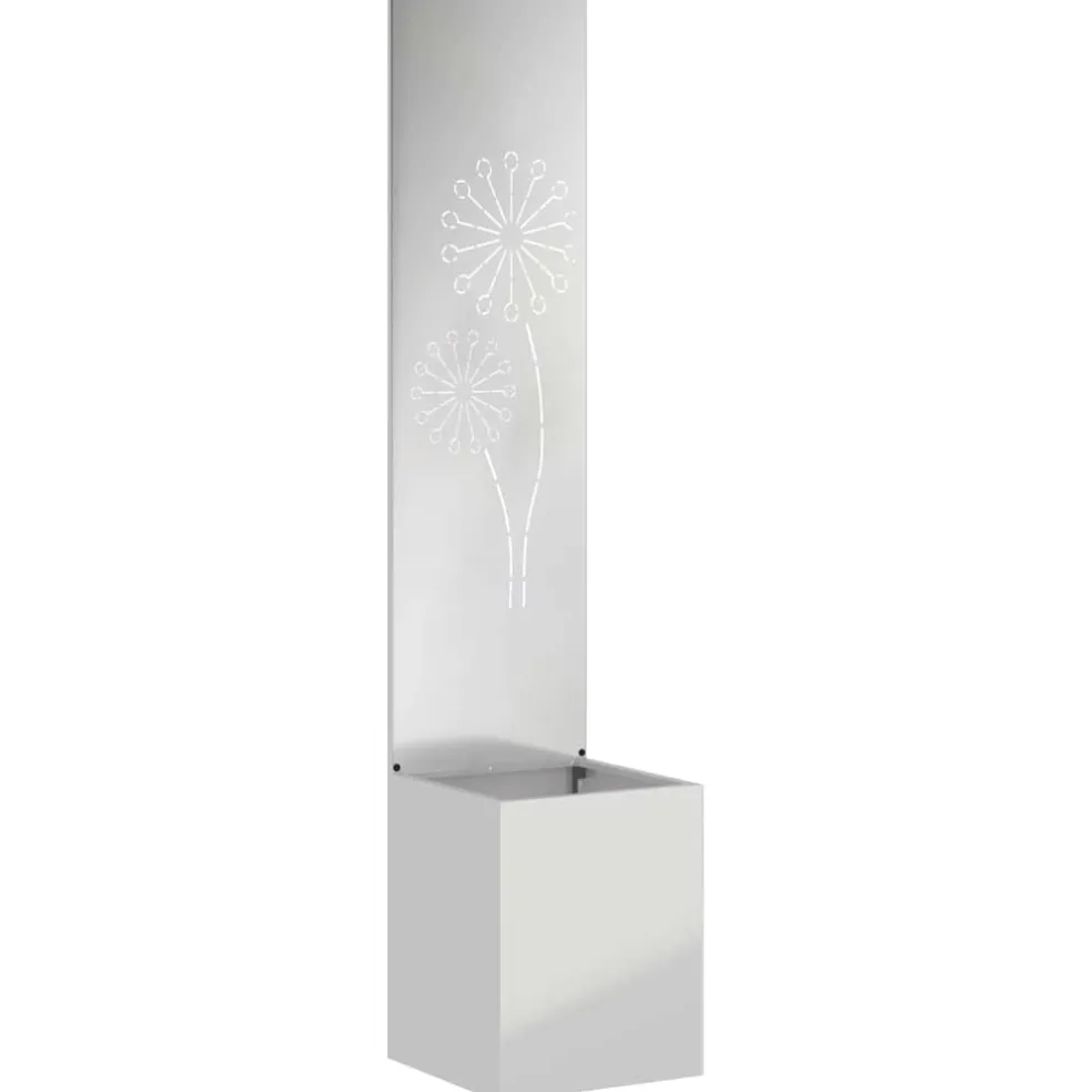 vidaXL Tuin Privacy Screen Fretwerk Zilver 32 x 32 x 150 cm