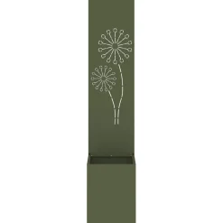 vidaXL Tuin Privacy Screen Fretwerk Olijfgroen 32 x 32 x 150 cm