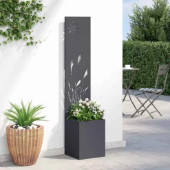 vidaXL Tuin Privacy Screen Fretwerk Antraciet 32 x 32 x 150 cm
