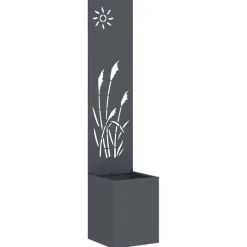 vidaXL Tuin Privacy Screen Fretwerk Antraciet 32 x 32 x 150 cm