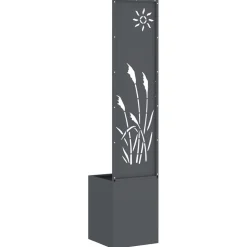 vidaXL Tuin Privacy Screen Fretwerk Antraciet 32 x 32 x 150 cm