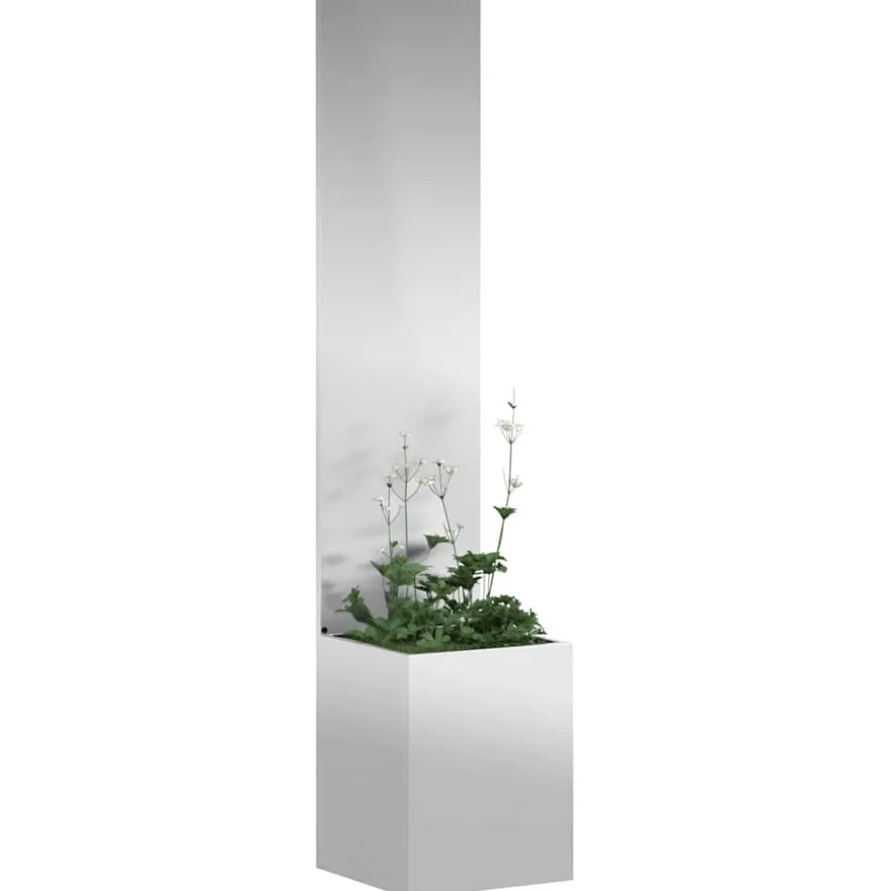 vidaXL Tuin Privacy Screen Fretwerk Zilver 32 x 32 x 150 cm