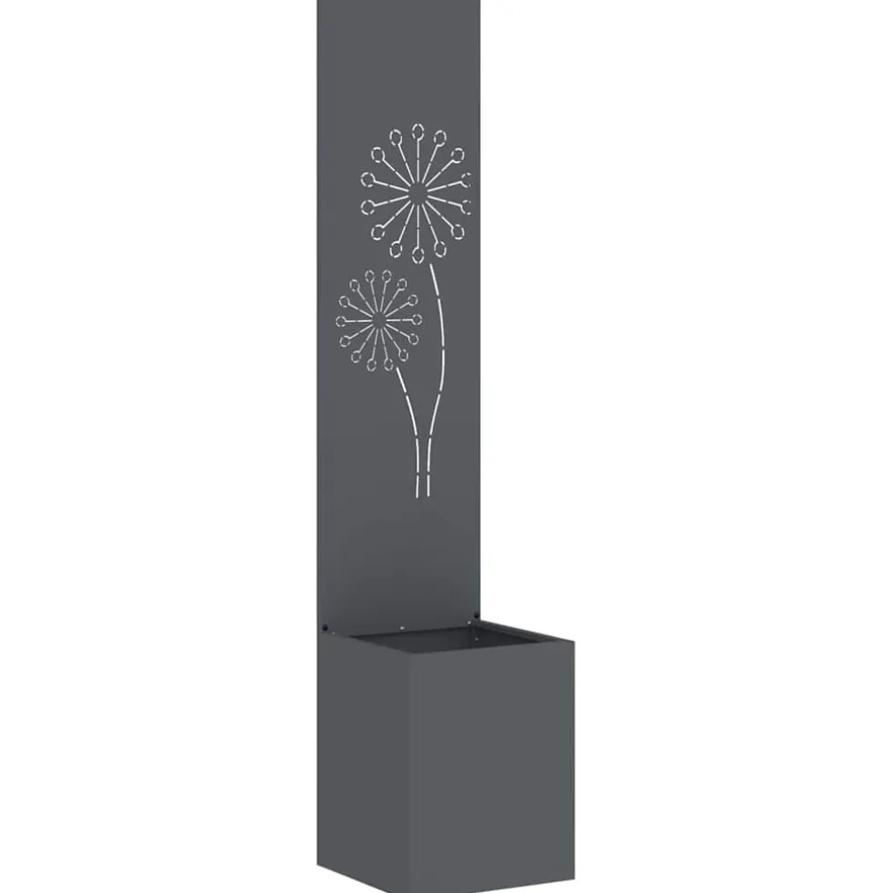 vidaXL Tuin Privacy Screen Fretwerk Antraciet 32 x 32 x 150 cm