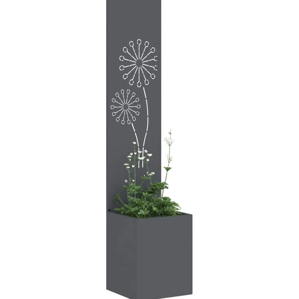 vidaXL Tuin Privacy Screen Fretwerk Antraciet 32 x 32 x 150 cm