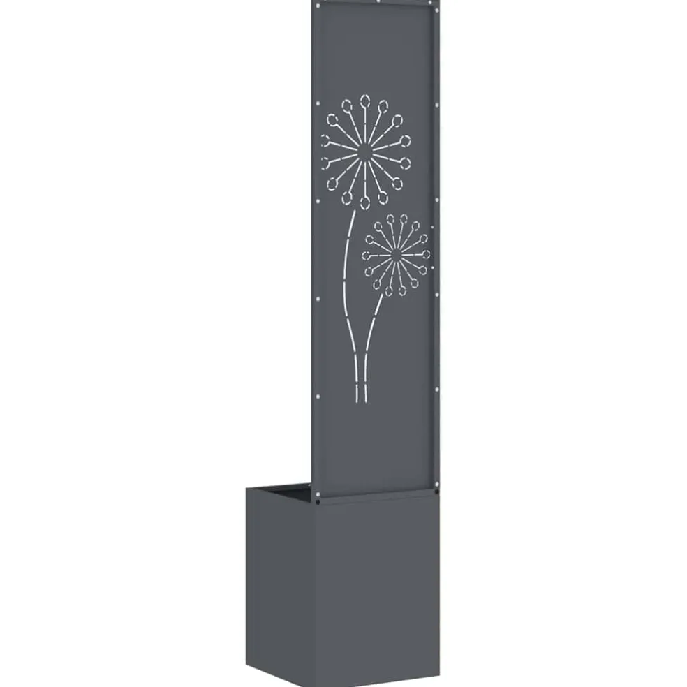 vidaXL Tuin Privacy Screen Fretwerk Antraciet 32 x 32 x 150 cm