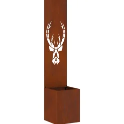vidaXL Tuin Privacy Screen Roestig 32 x 32 x 150 cm Cortenstaal