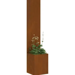 vidaXL Tuin Privacy Screen Roestig 32 x 32 x 150 cm Cortenstaal