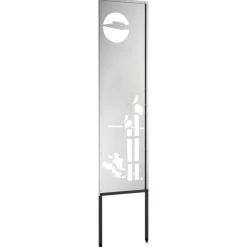 vidaXL Tuin Privacy Screen Zilver 32 x 140 cm Gegalvaniseerd staal
