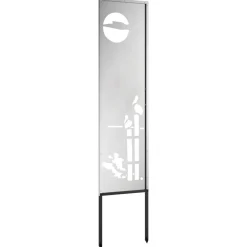 vidaXL Tuin Privacy Screen Zilver 32 x 140 cm Gegalvaniseerd staal