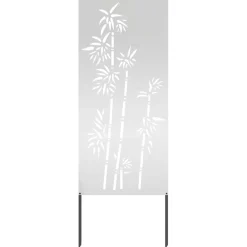 vidaXL Tuin Privacy Screen Zilver 50 x 140 cm Gegalvaniseerd staal