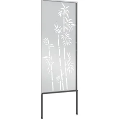vidaXL Tuin Privacy Screen Zilver 50 x 140 cm Gegalvaniseerd staal