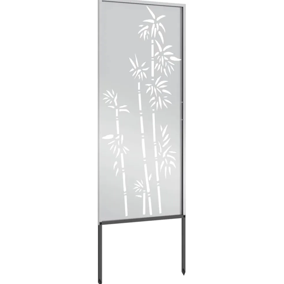 vidaXL Tuin Privacy Screen Zilver 50 x 140 cm Gegalvaniseerd staal