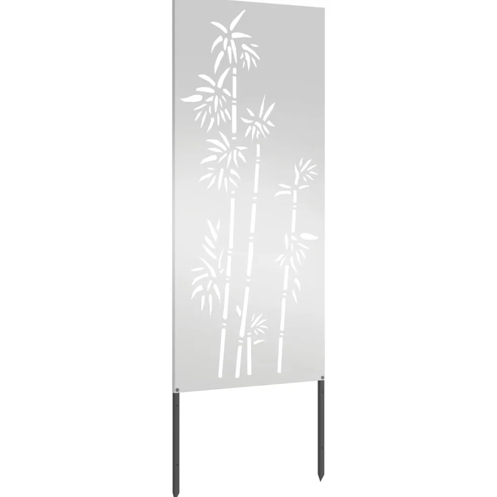 vidaXL Tuin Privacy Screen Zilver 50 x 140 cm Gegalvaniseerd staal