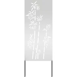 vidaXL Tuin Privacy Screen Zilver 50 x 140 cm Gegalvaniseerd staal