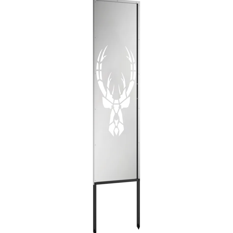 vidaXL Tuin Privacy Screen Zilver 32 x 140 cm Gegalvaniseerd staal