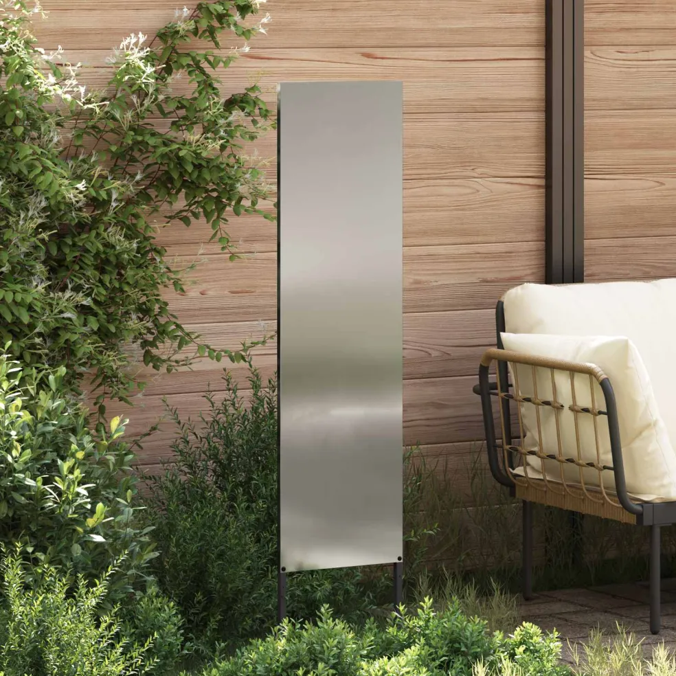 vidaXL Tuin Privacy Screen Zilver 32 x 140 cm Gegalvaniseerd staal