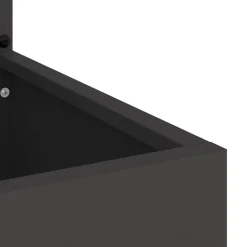 vidaXL Tuin Privacy Screen Zwart 32 x 32 x 150 cm Koudgewalst staal